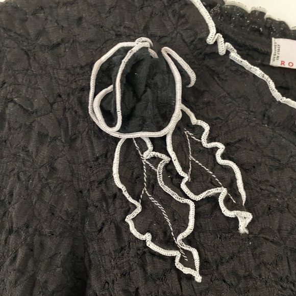 Rossi Roma 2 piece skirt and top set in black Sz M - Picture 7 of 11